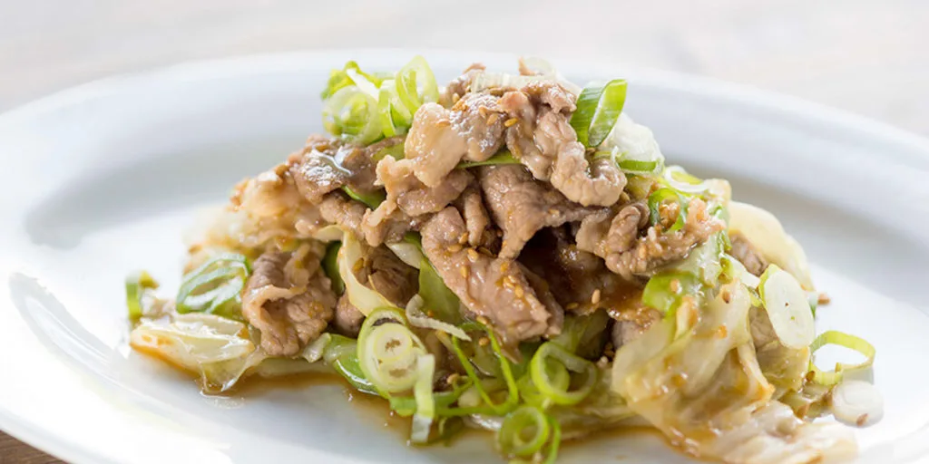 味噌豬肉炒高麗菜