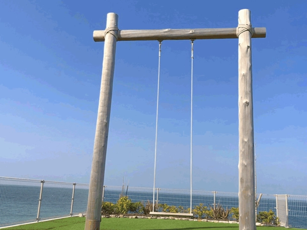 幸福的鬆餅,淡路島,幸福階梯,白色大鐘,幸福椅子,瀨戶內海