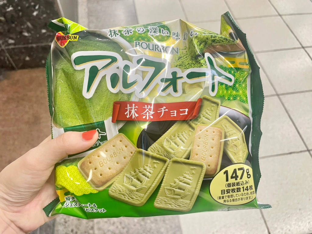 Bourbon 帆船巧克力抹茶口味