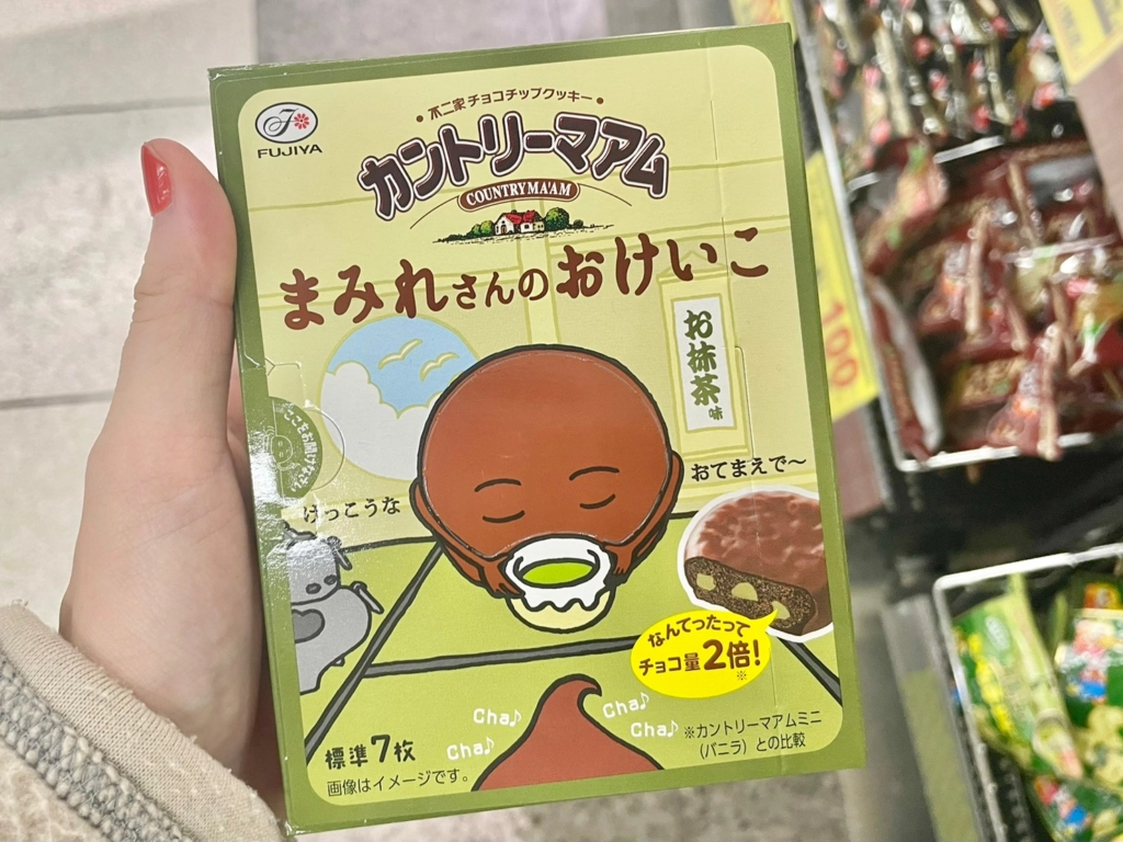 不二家 鄉村餅乾 可可君的茶道練習 抹茶口味