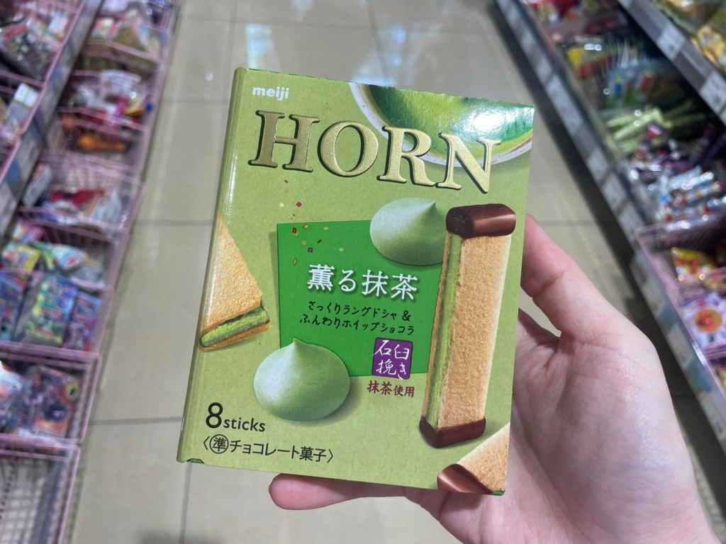明治 HORN餅乾 抹茶
