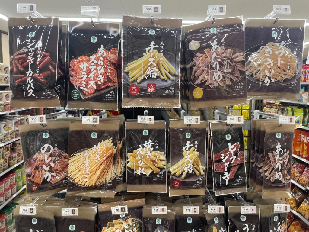 日本全家便利商店鹹味點心