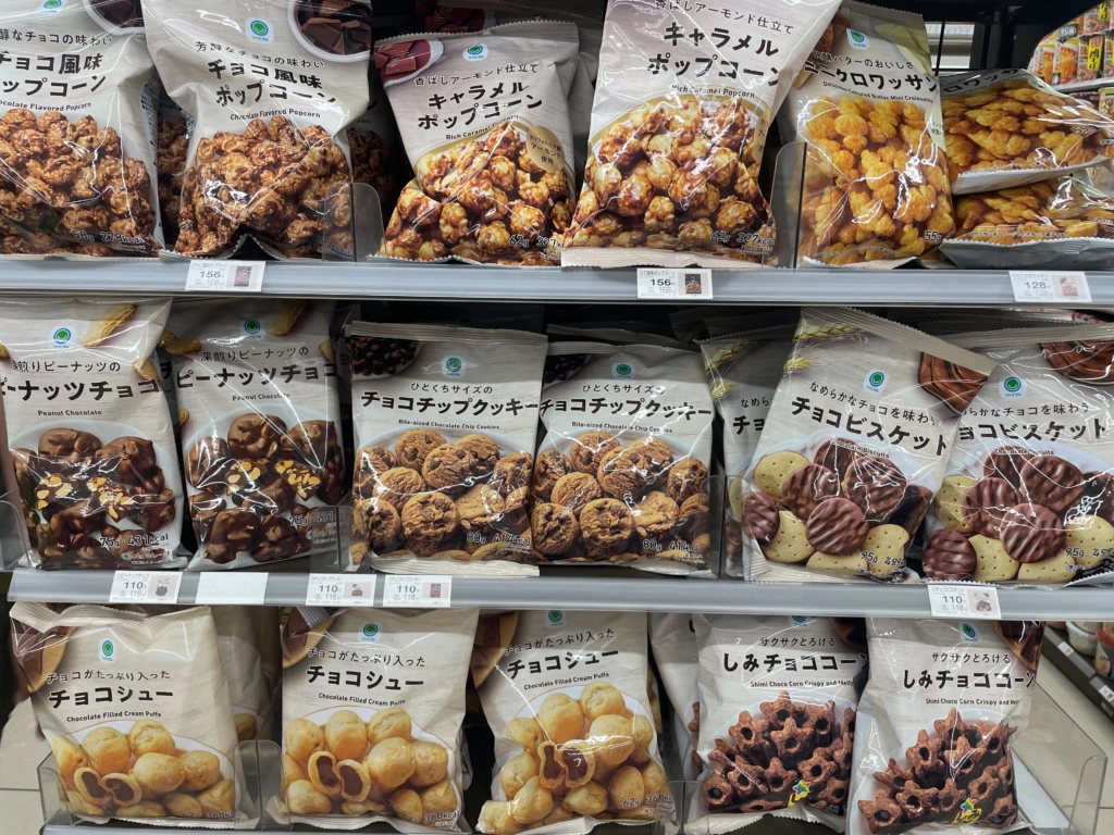 日本全家甜味零食