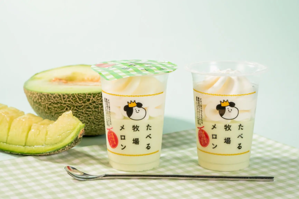 日本全家吃的牧場冰淇淋哈密瓜口味
