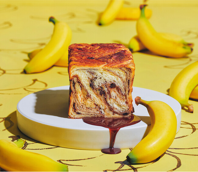 PeTit MarBLe by GRAND MARBLE的香蕉巧克力丹麥麵包