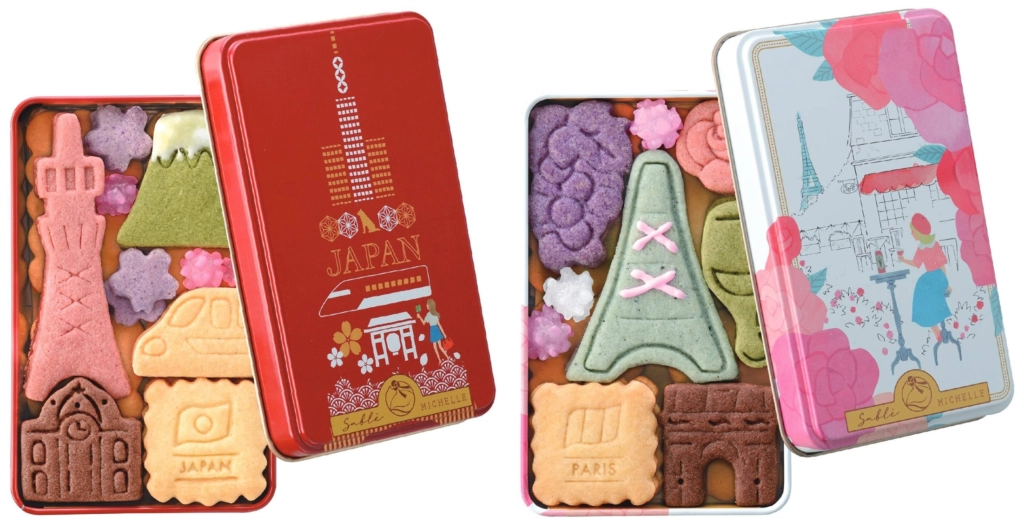 Sablé michelle世界之旅鐵盒餅乾