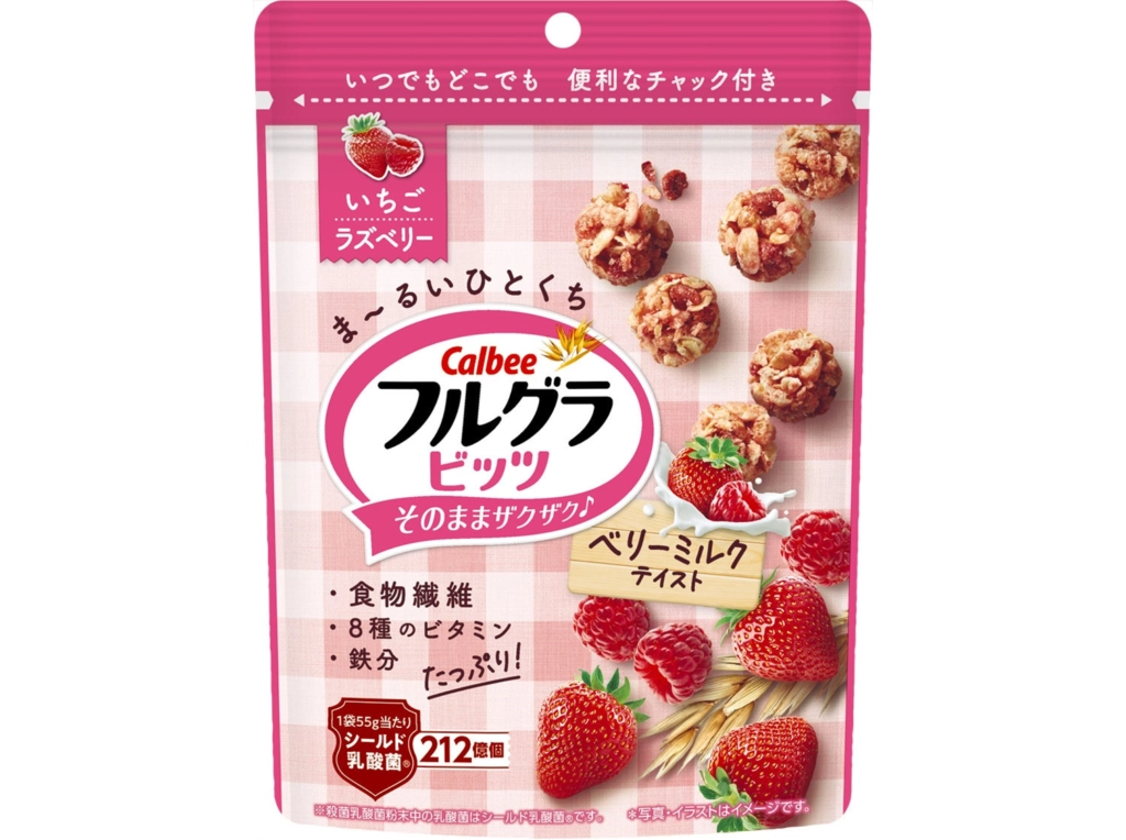 富果樂Bits酸甜草莓牛奶味