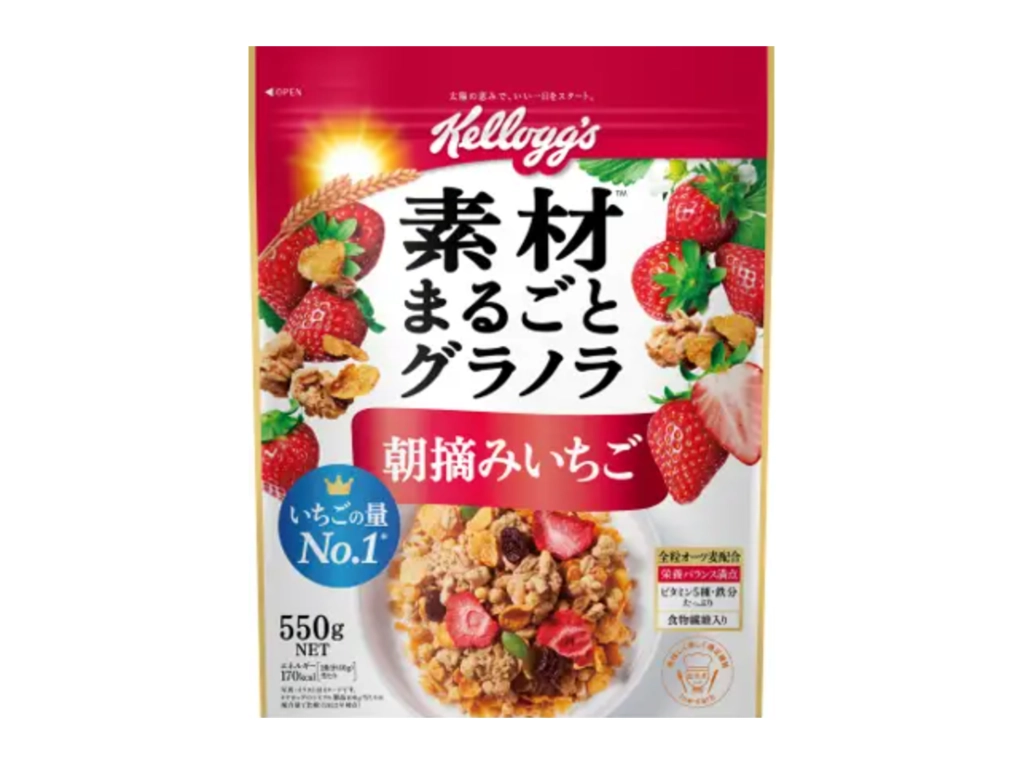 家樂氏晨摘草莓穀片