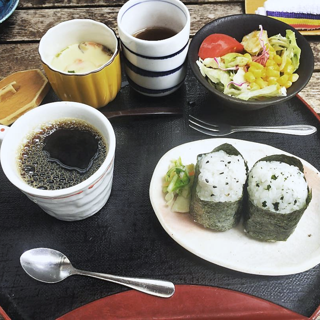 白璧咖啡花曆早餐飯糰