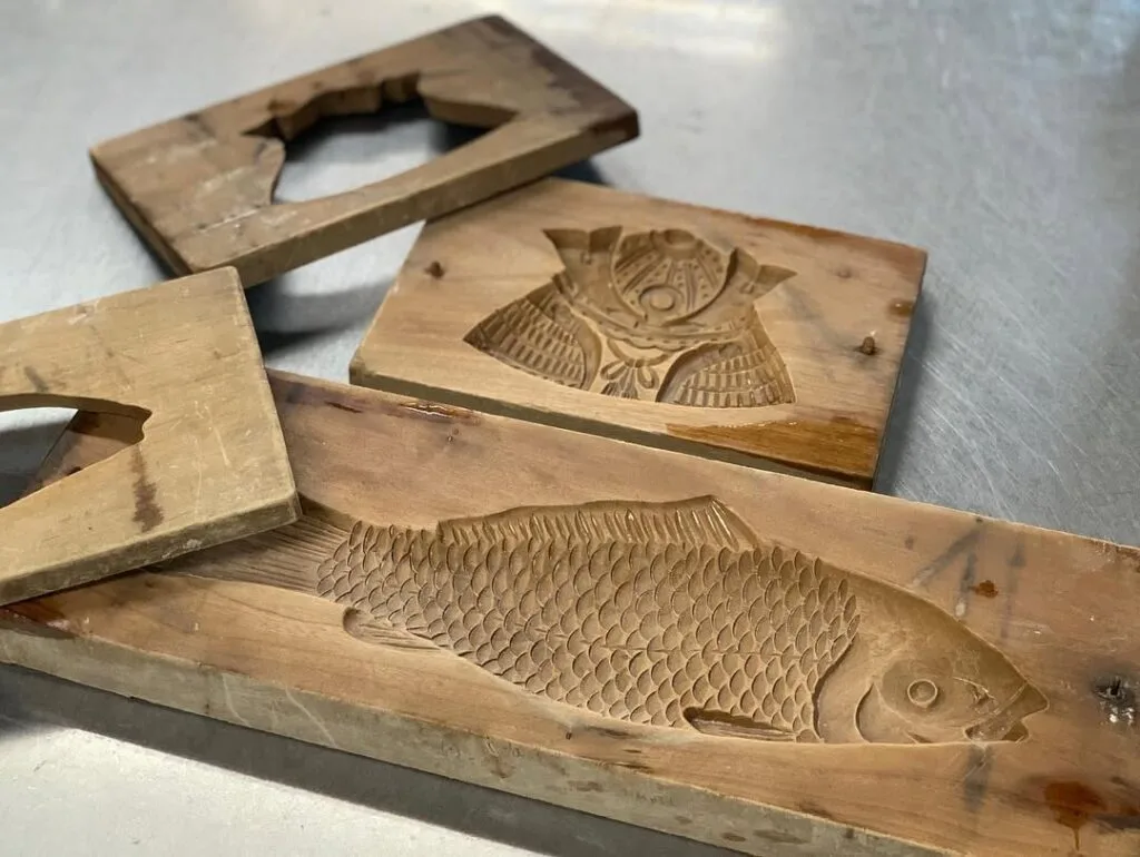 玉英堂的木製模具