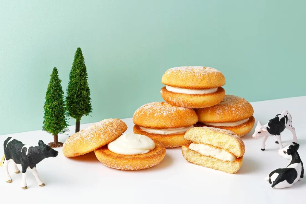 朝霧牛乳 牛奶夾心鬆餅