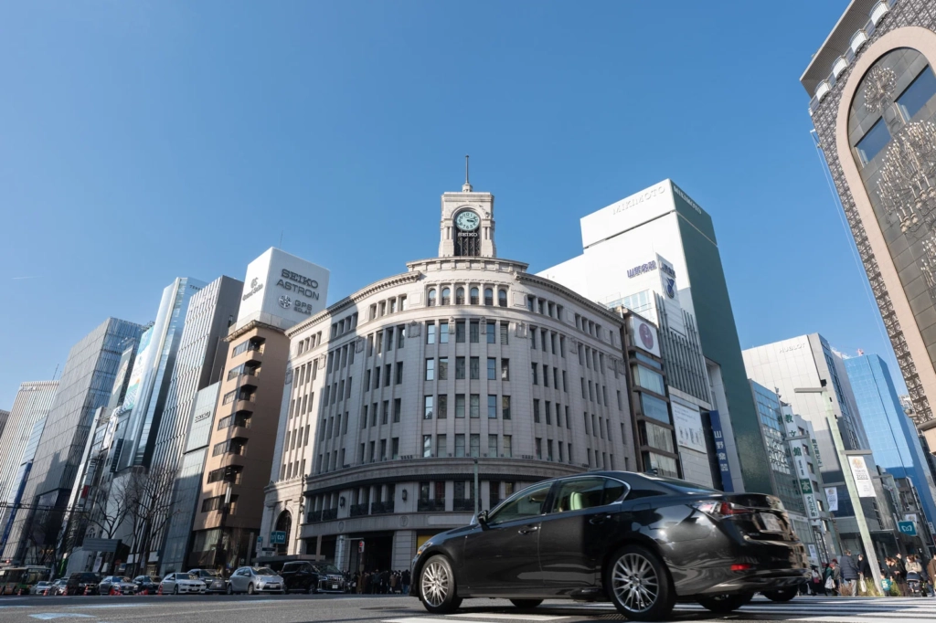 東京銀座街頭