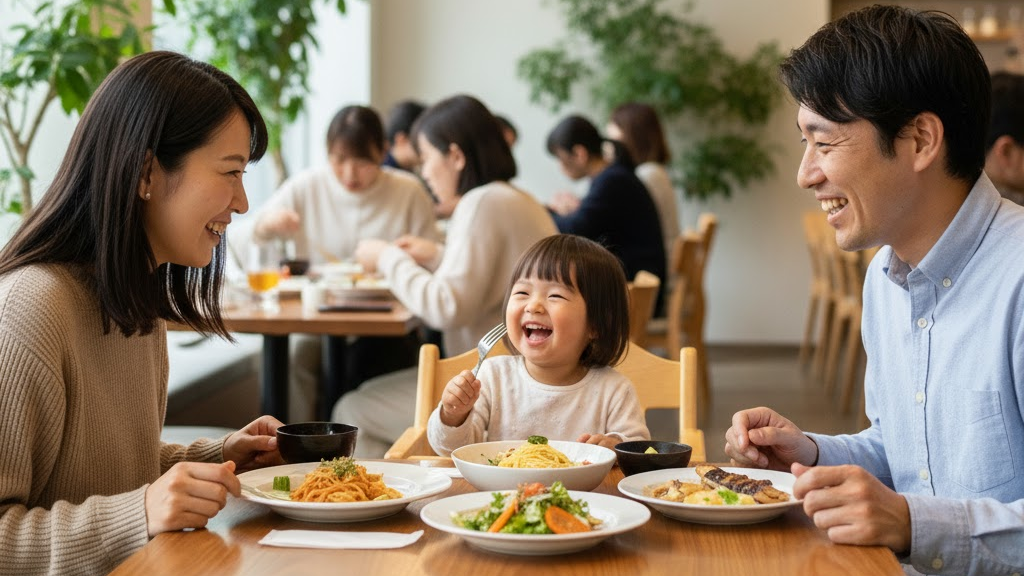 東京親子餐廳示意圖