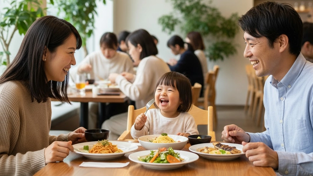 東京親子餐廳示意圖