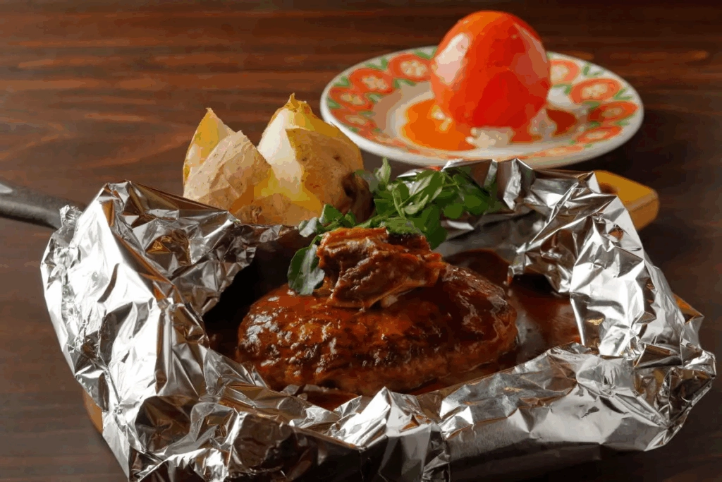 京都車站美食 東洋亭 漢堡排