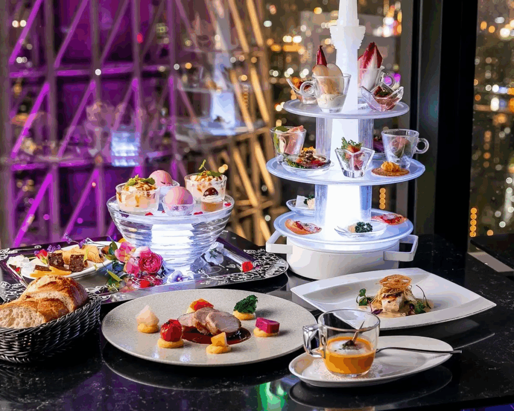 晴空塔必吃美食推薦 Sky Tenku Lounge TOP of TREE