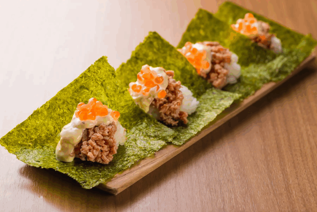 燒肉一心たん助 上野本店 必吃檸檬醬牛舌壽司＆蒜香牛舌壽司