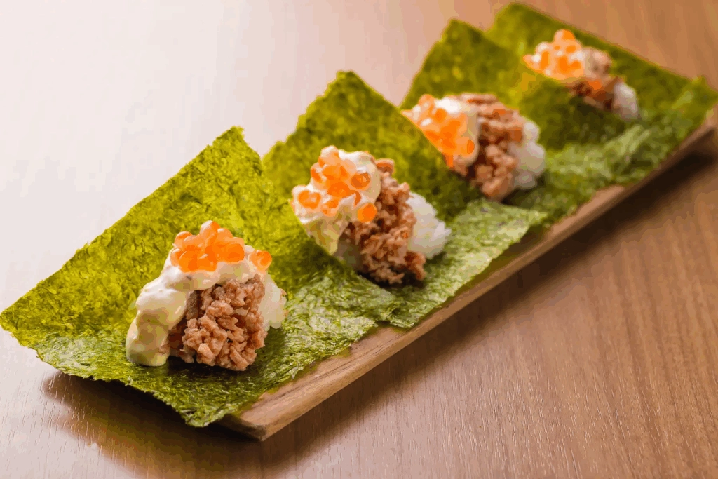 燒肉一心たん助 上野本店 必吃檸檬醬牛舌壽司＆蒜香牛舌壽司