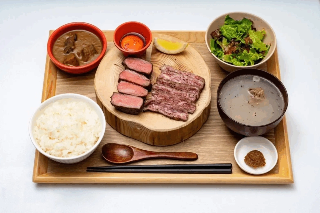 牛舌的檸檬 極品厚切牛舌牛排＆A5黑毛和牛肩腰肉壽喜燒定食