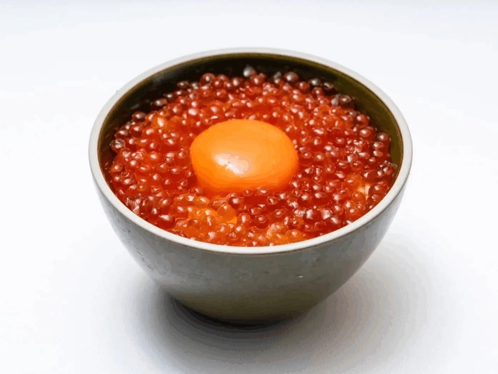 牛舌的檸檬 鮭魚卵蛋黃飯