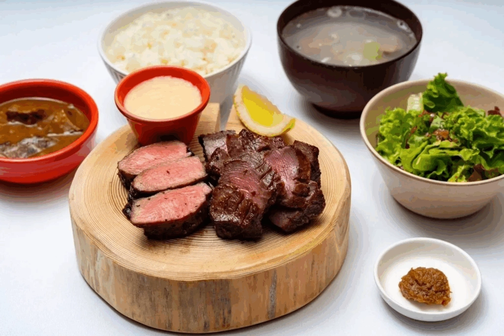 牛舌的檸檬 厚切牛舌牛排＆鹽麹熟成牛舌燒定食