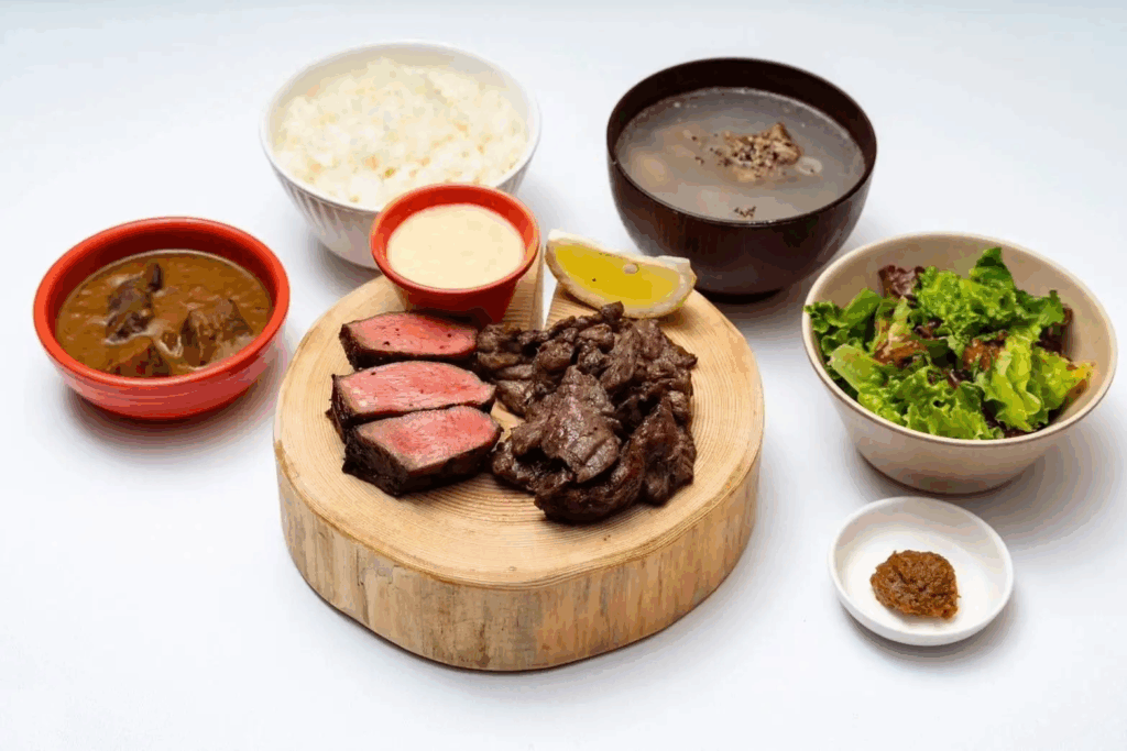 牛舌的檸檬 極品厚切牛舌牛排＆A5黑毛和牛小排定食