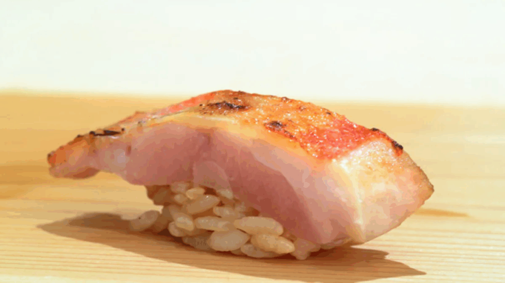 事先調理過的江戶前壽司