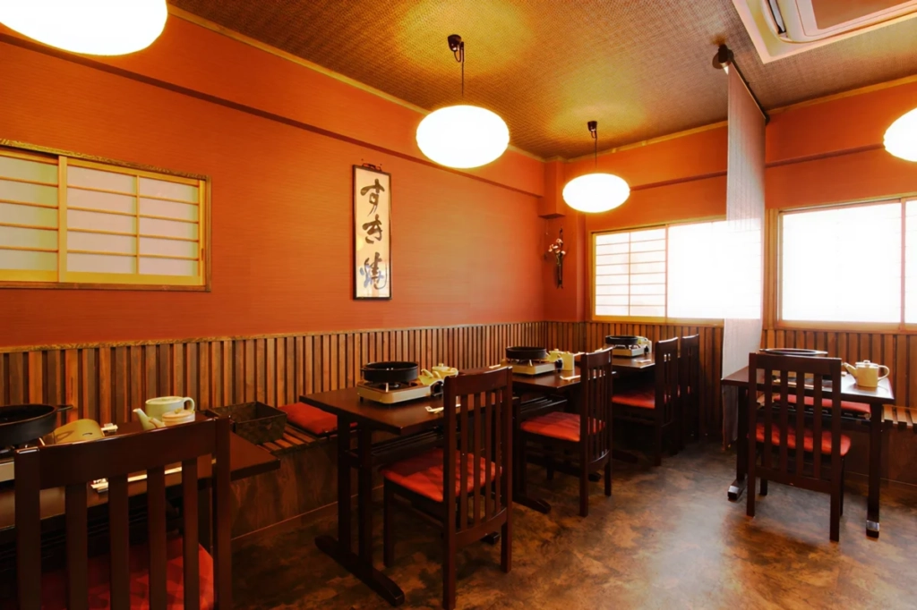 東京壽喜燒推薦 伊吹 壽喜燒 店內