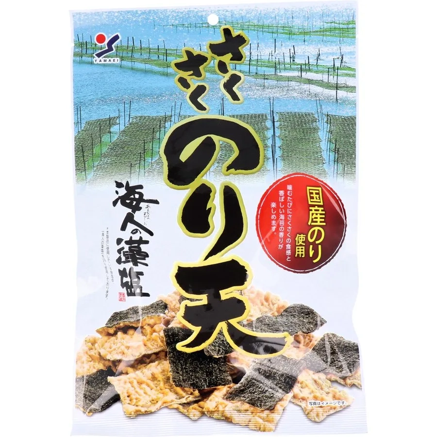 日本下酒零食推薦 山榮食品 香脆海苔天婦羅