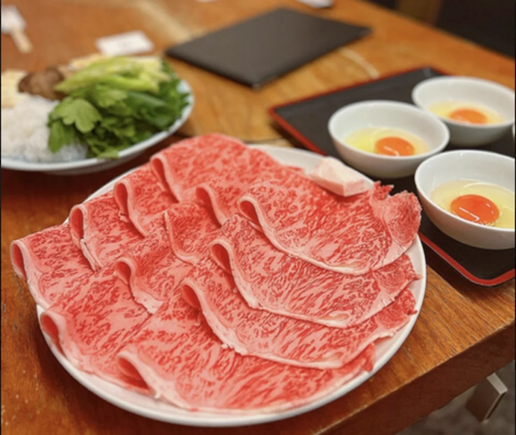 松木家壽喜燒 黑毛和牛肉片