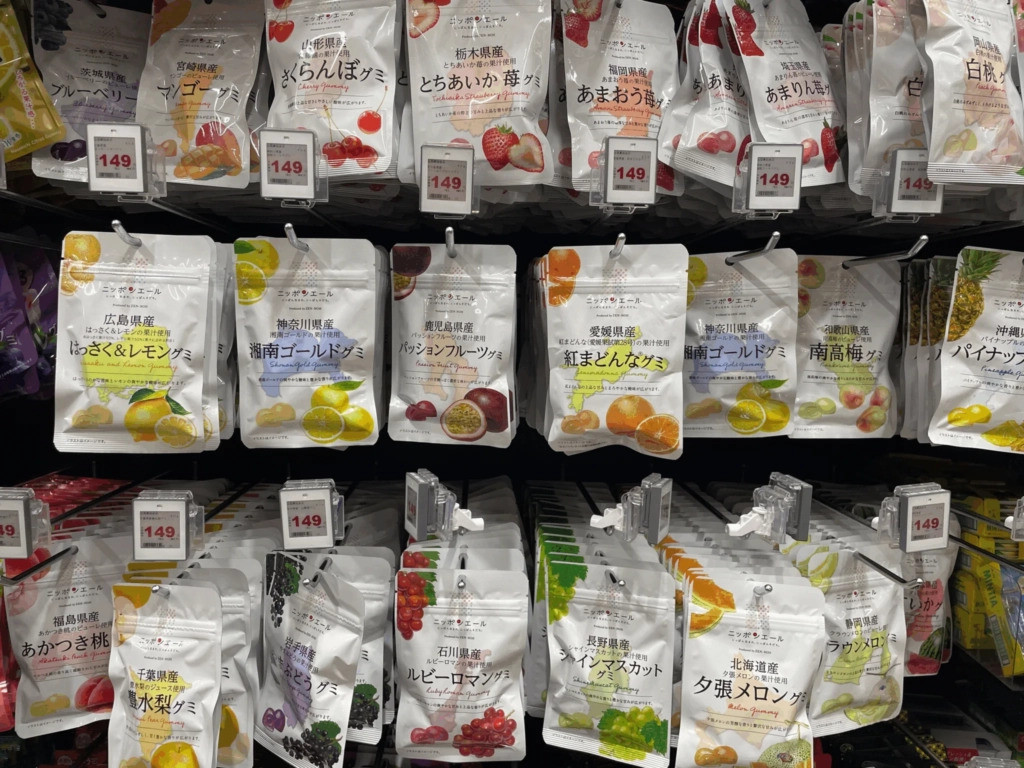 上野多慶屋 軟糖販售區