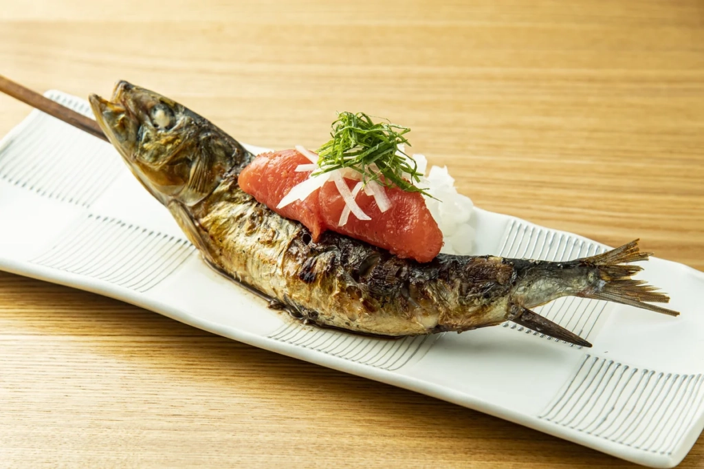 福岡居酒屋 炭劇場 Musashiza 菜單 明太子烤沙丁魚