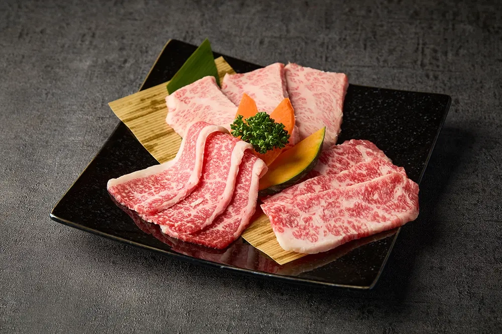 肉屋台所 黑毛和牛極上五花3種拼盤