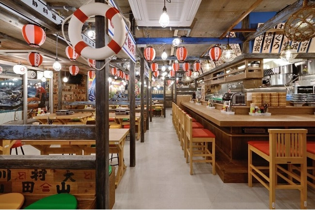 日本居酒屋磯丸水產 店內