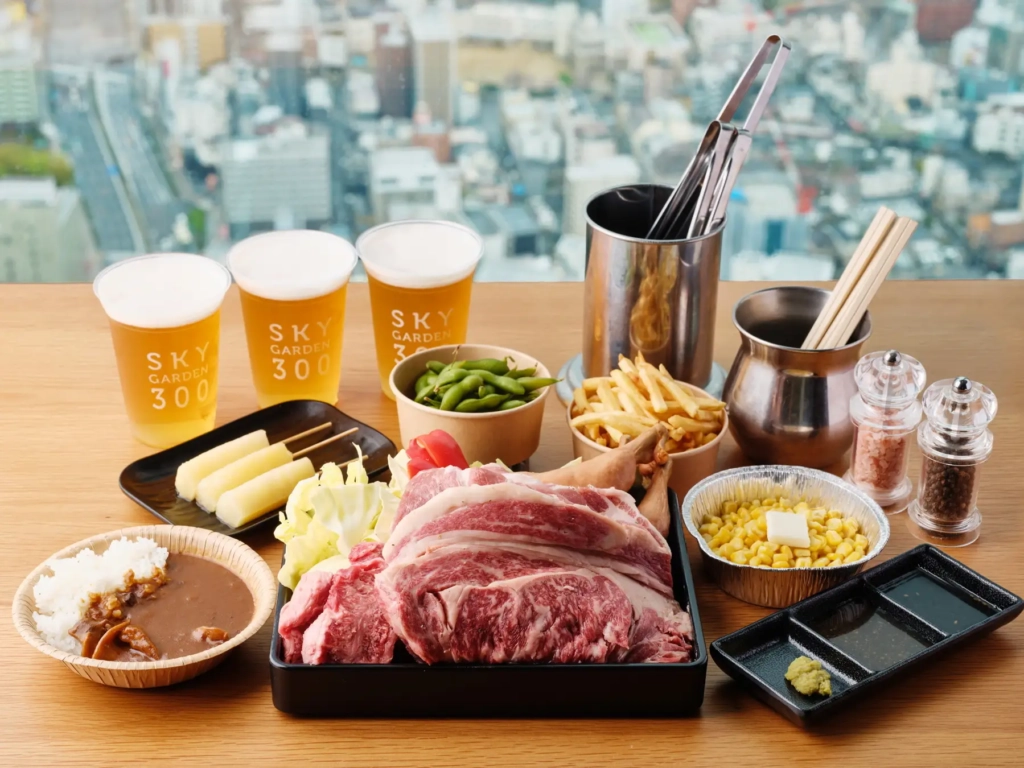 大阪天王寺美食推薦 SKY GARDEN 300